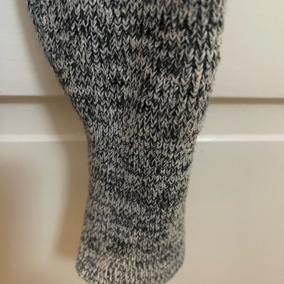 Free People Gray Marled Mock Neck Crop Sweater S - Picture 5 of 8